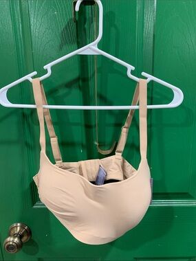 Auden Beige Smooth Seamless T-Shirt Bra